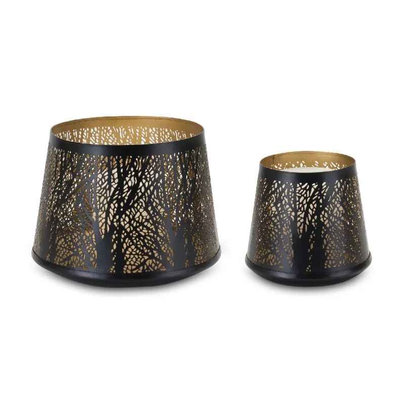Stock Up And Save Before The Sale Ends Tapered Punched Metal Candle Holder (Set of 4) Stock Up And Save Before The Sale Ends Tapered Punched Metal Candle Holder (Set of 4)