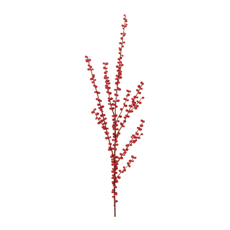 Low Price Red Ilex Berry Spray, Set of 2