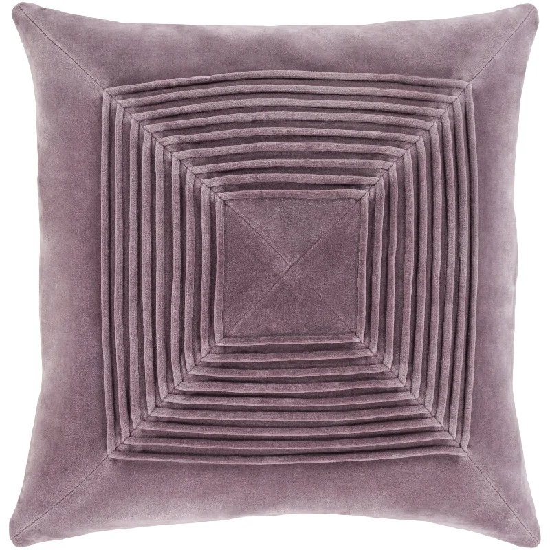Weekend Discounts to Savor Akira Velvet Pillow in Mauve