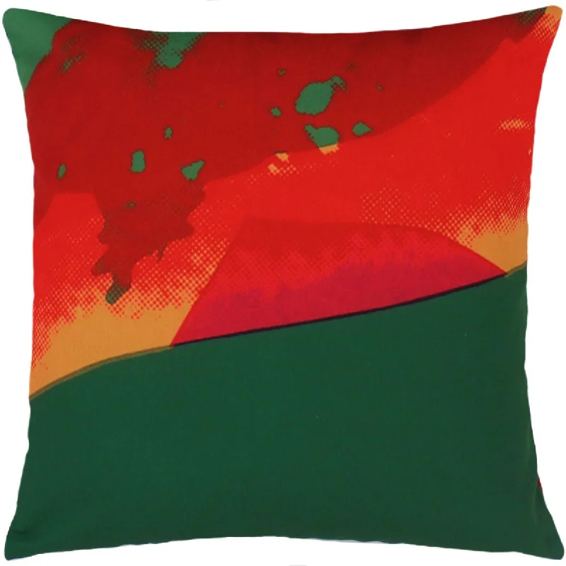 Weekend Deals That Wow Andy Warhol Art Pillow in Red & Green design by Henzel Studio Weekend Deals That Wow Andy Warhol Art Pillow in Red & Green design by Henzel Studio