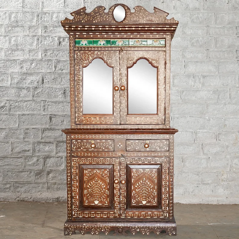 Stock Up On Your Favorites While It Lasts Anglo Indian Teak Inlaid Cabinet 2