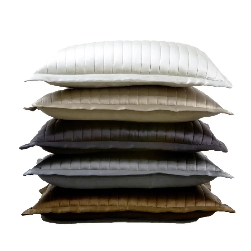 Special Discount Charmeuse Channel Quilted Pillows by Ann Gish