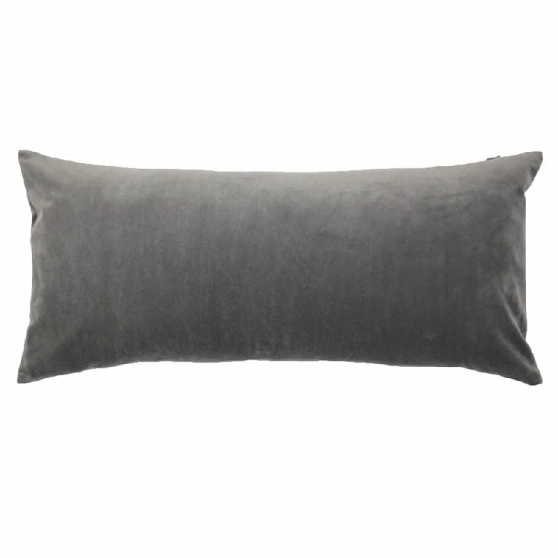 Deal Explosion Duchess Coal Velvet Reversible Pillows by Ann Gish