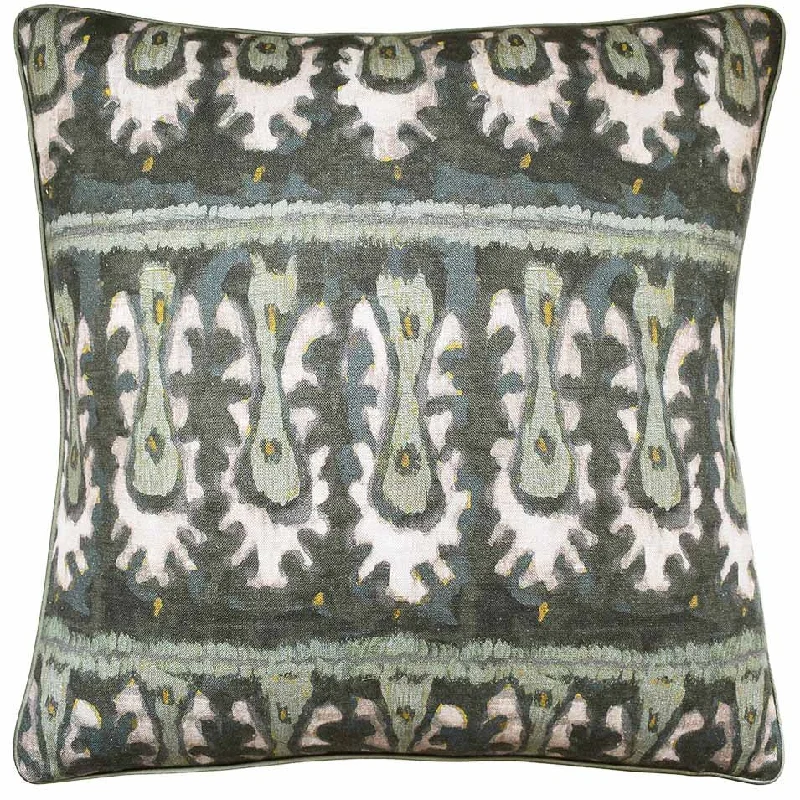 Lowest Price Batik Tribal Hunter Jade Decorative Pillow by Ryan Studio