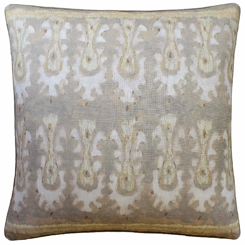 Instant Discount Batik Tribal White Sand Decorative Pillow by Ryan Studio