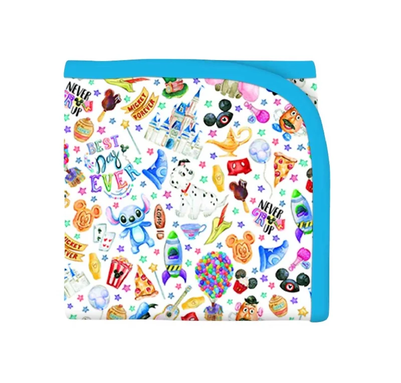 Weekend Savings Galore Best Day Bamboo Blanket In Blue Multi