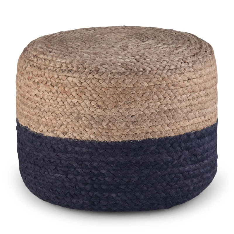 Buy More, Save More Blissara Multi-functional Round Pouf with Braided Jute