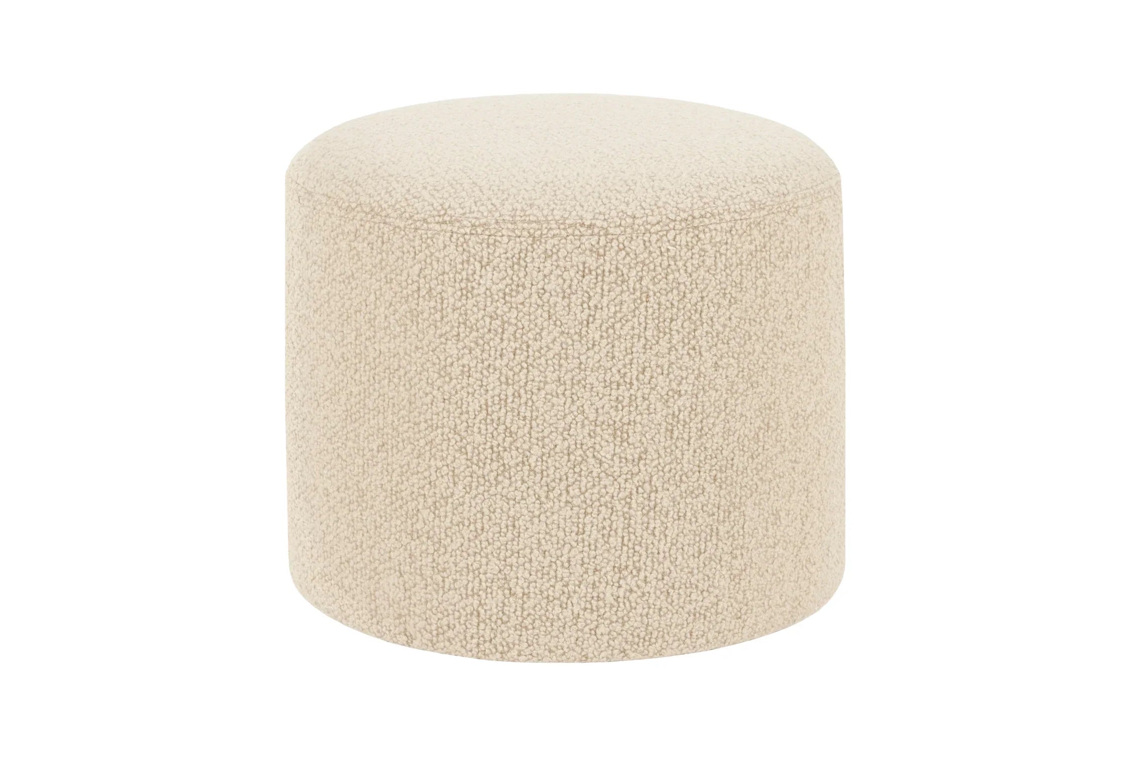 Daily Deals Bon Eggshell Round Pouf