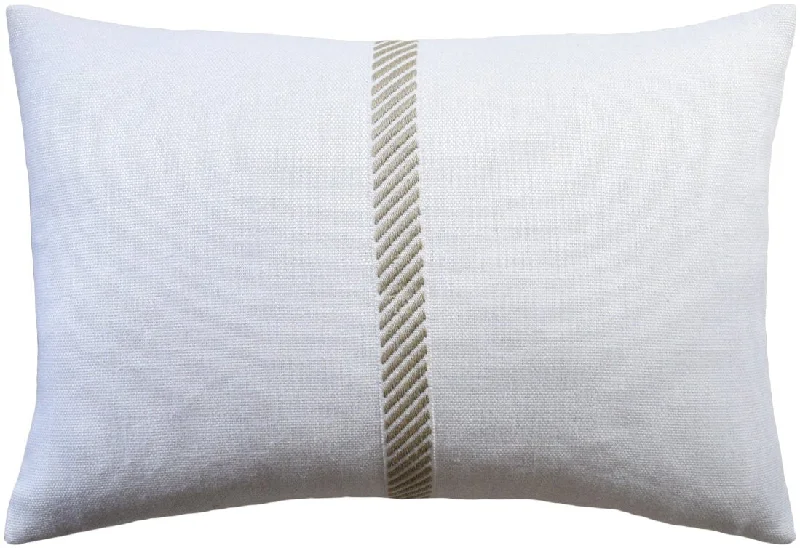 Epic Deals Cabana Tape Salt & Beach Lumbar Pillow by Ryan Studio
