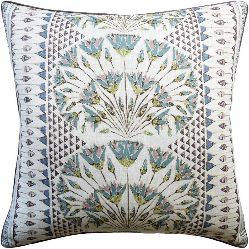 Don't Wait Cairo Eggplant Pillow by Ryan Studio