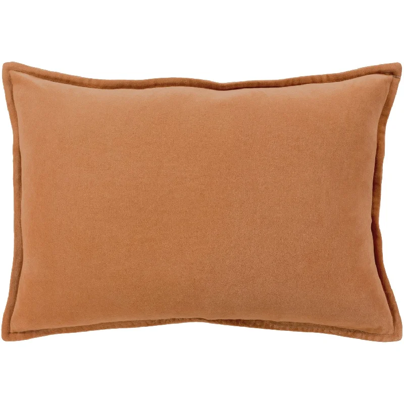 Mega Sale Cotton Velvet Pillow in Burnt Orange