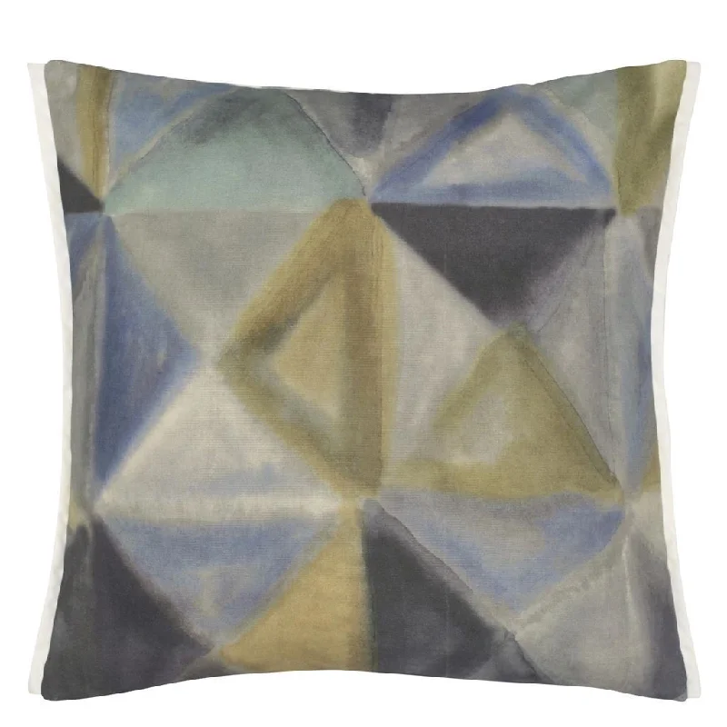 Weekend Offers That Sizzle Designers Guild Bougival Outdoor Zinc Decorative Pillow - FINAL SALE