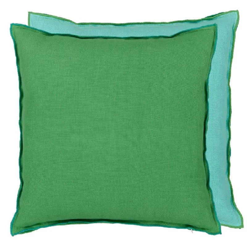 Weekend Specials to Enjoy Designers Guild Brera Lino Emerald & Capri Linen Decorative Pillow