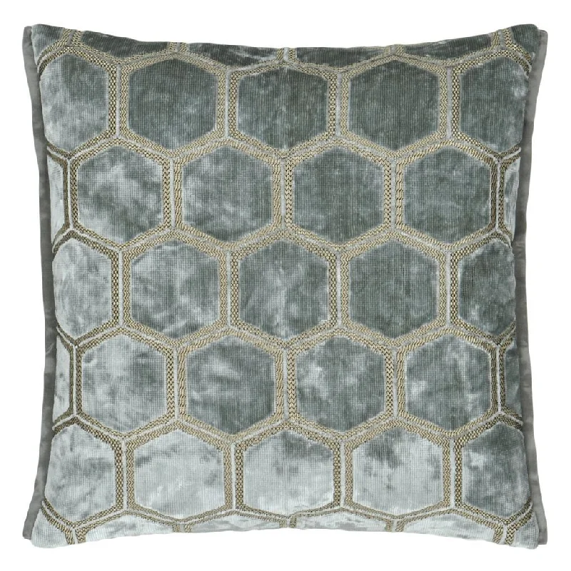 Extra Discounts Designers Guild Manipur Silver Pillow
