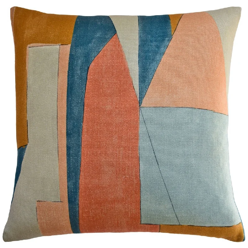Act Now District Apricot Throw Pillow