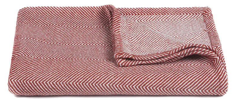 The Best Prices Ella Collection Throw in Red & White