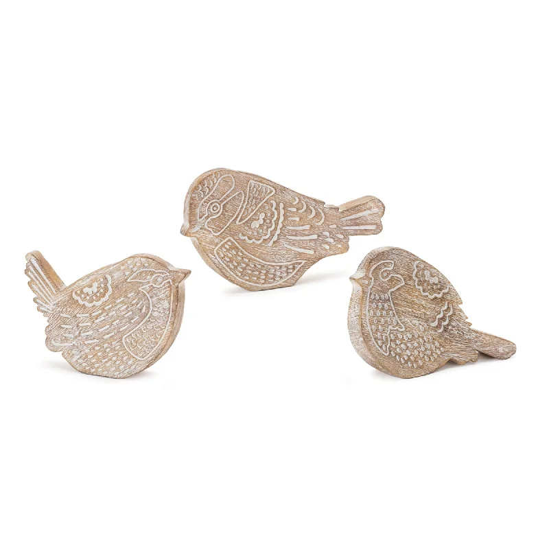 Instant Savings Etched Bird Décor, Set of 3