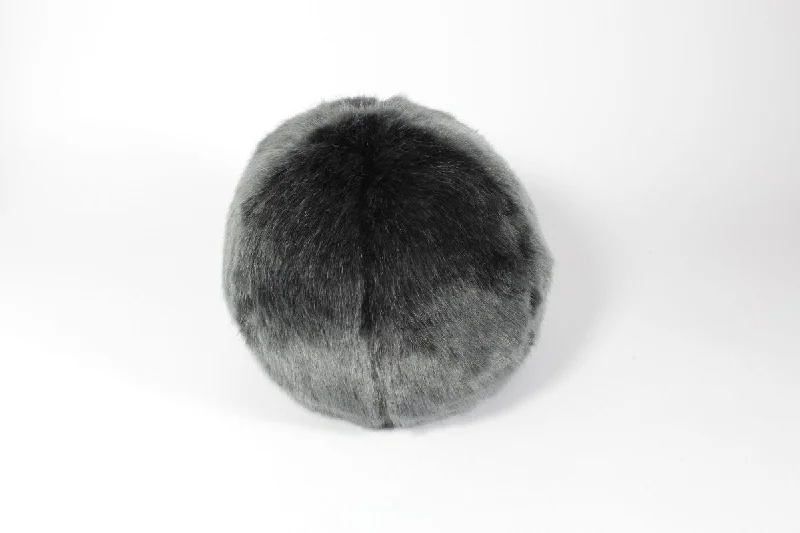 Weekend Specials You Can't Miss Grey Faux Fur Snowball by Evelyne Prélonge