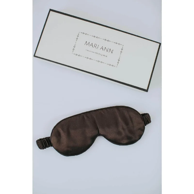 Weekend Discounts You Deserve Silk Filled Charmeuse Eye Mask by Mari Ann