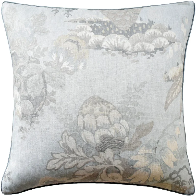 Weekend Specials to Relish Fairbanks Spa Blue Pillow by Ryan Studio