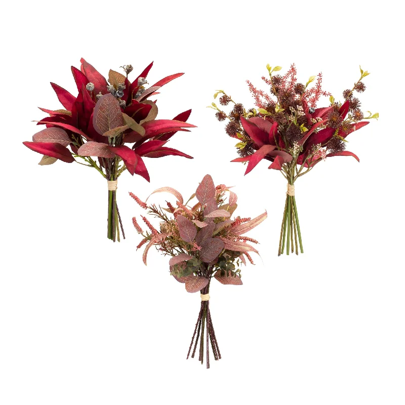 Shop Your Favorites Before They're Gone Fall Burgundy Foliage and Thistle Bundle Bouquet, Set of 6 Shop Your Favorites Before They're Gone Fall Burgundy Foliage and Thistle Bundle Bouquet, Set of 6