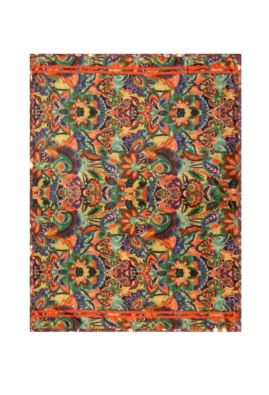 Weekend Offers That Shine Galliani Paisley Travel Blanket In Multi