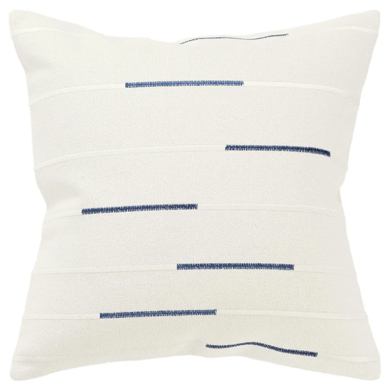 Overstock Clearance Geometric Stripes Square Pillow