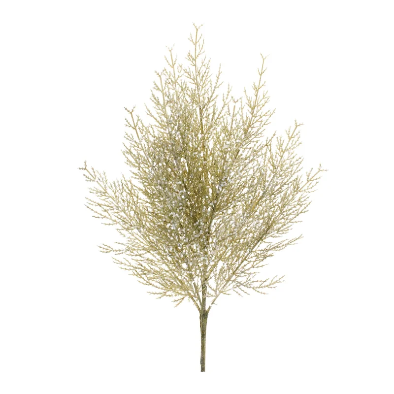 Weekend Bargains Await You Glittered Green Cedar Spray, Set of 6