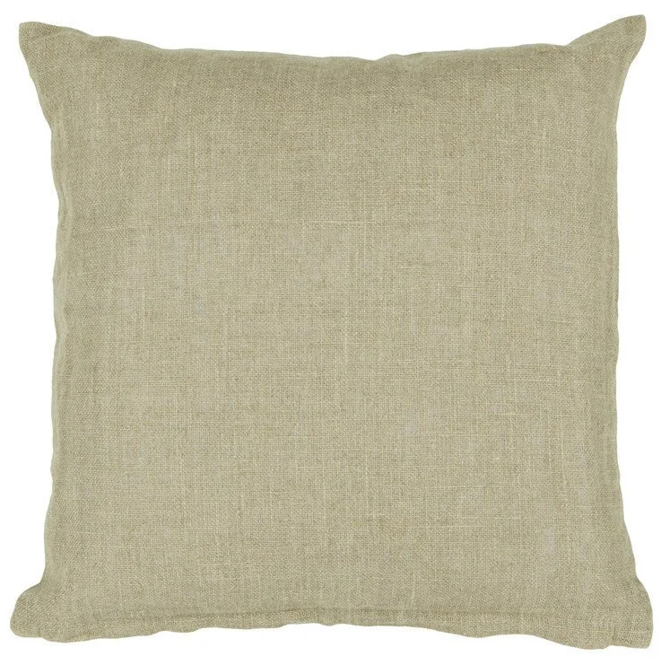 Weekend Savings Spectacle Handmade Contemporary Pillow, Beige