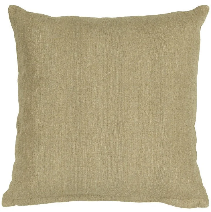 Weekend Bargains to Grab Handmade Contemporary Pillow, Beige