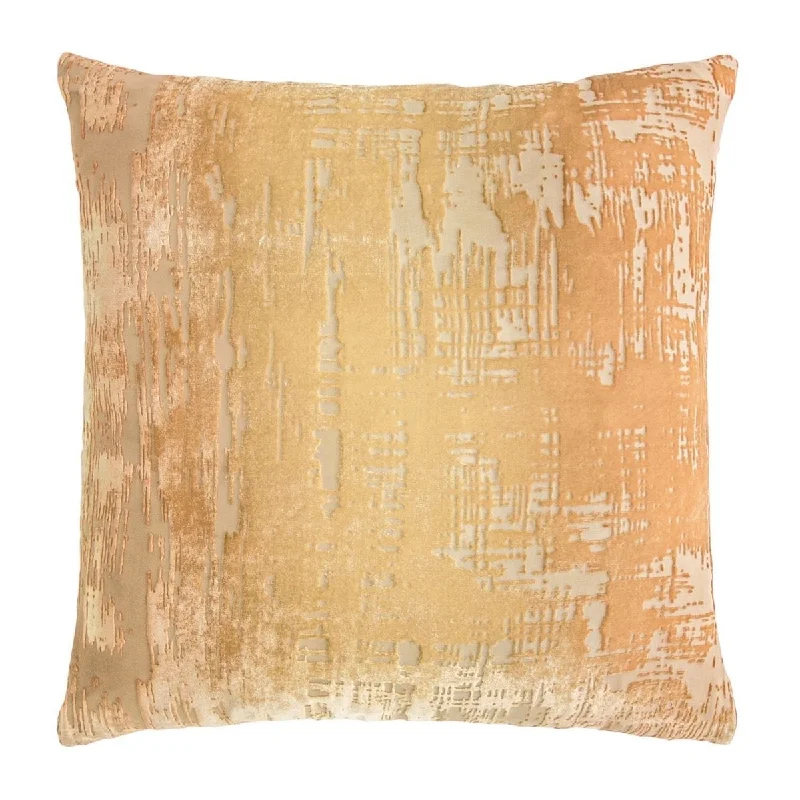 Incredible Savings For A Limited Period Gold Beige Brushstroke Velvet Pillows