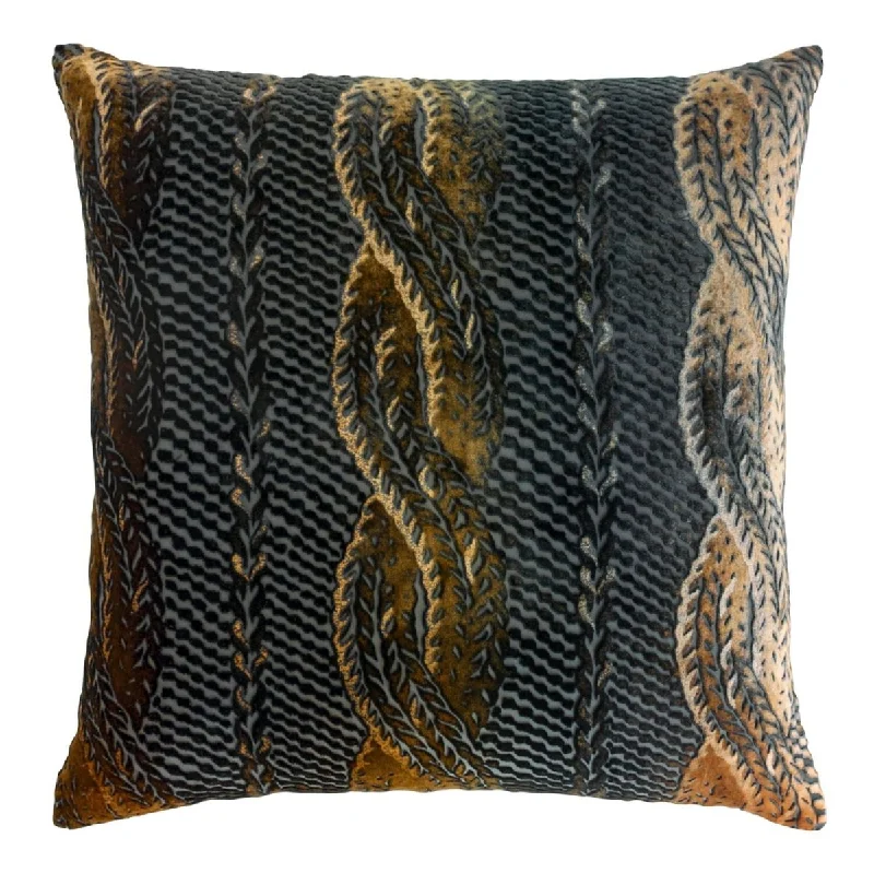 The Best Deals Of The Week Are Here Copper Ivy Cable Knit Velvet Pillow by Kevin O'Brien Studio The Best Deals Of The Week Are Here Copper Ivy Cable Knit Velvet Pillow by Kevin O'Brien Studio