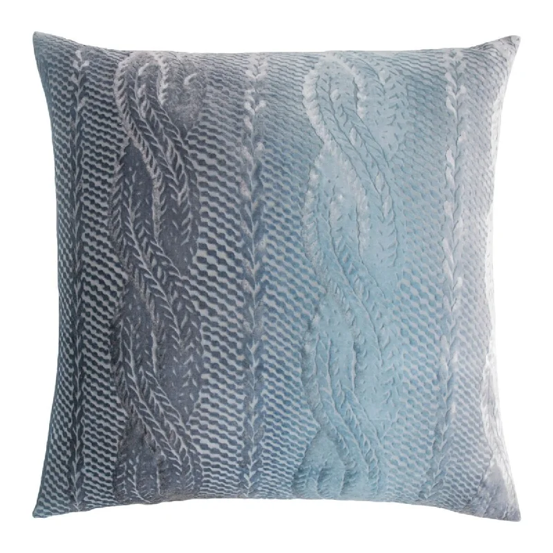 Treat Yourself To Amazing Discounts Dusk Cable Knit Velvet Pillow by Kevin O'Brien Studio Treat Yourself To Amazing Discounts Dusk Cable Knit Velvet Pillow by Kevin O'Brien Studio