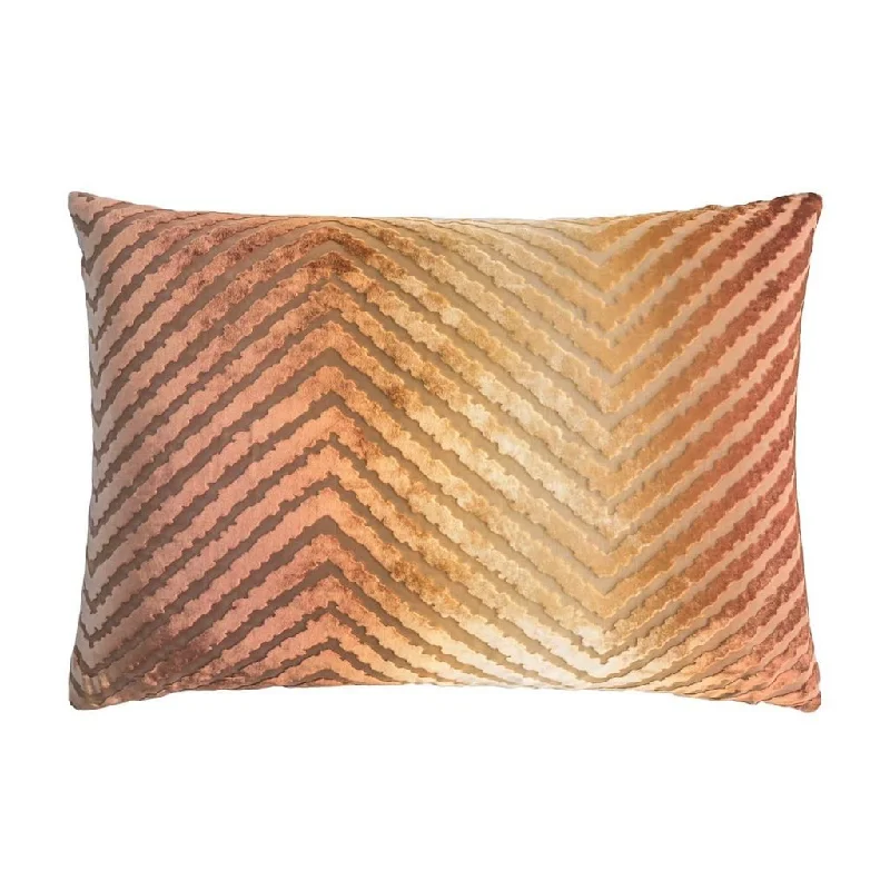 Your Exclusive Discount Awaits Sunstone Chevron Velvet Decorative Pillow