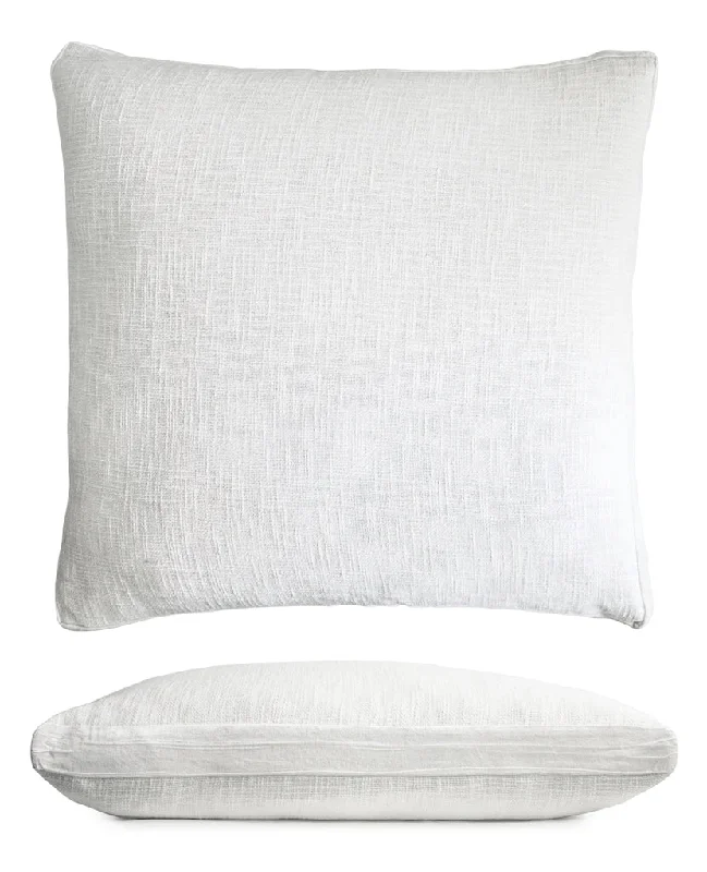 Exclusive Savings Chunky Knit White Euro Sham by Kevin O'Brien Studio