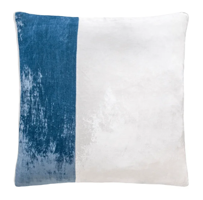Stock Up On Your Favorites While It Lasts Denim Velvet Color Block Pillow by Kevin O’Brien Studio Stock Up On Your Favorites While It Lasts Denim Velvet Color Block Pillow by Kevin O’Brien Studio