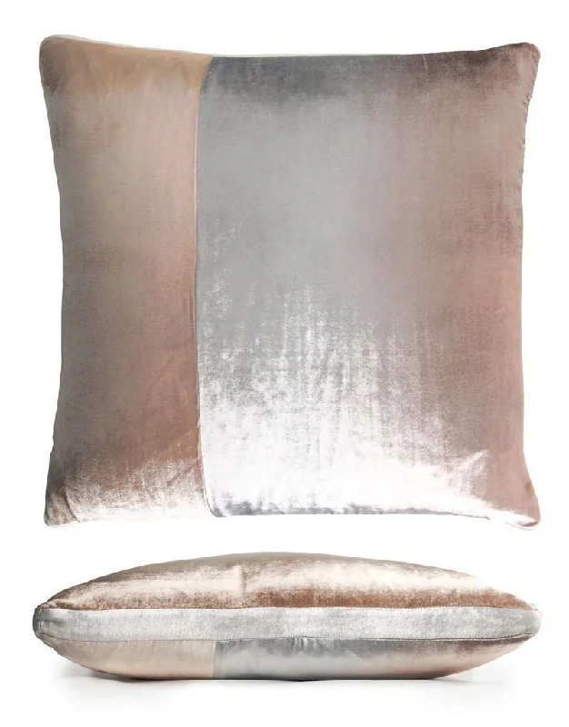 Shop Smarter With These Special Offers Latte Color Block Velvet Decorative Pillow