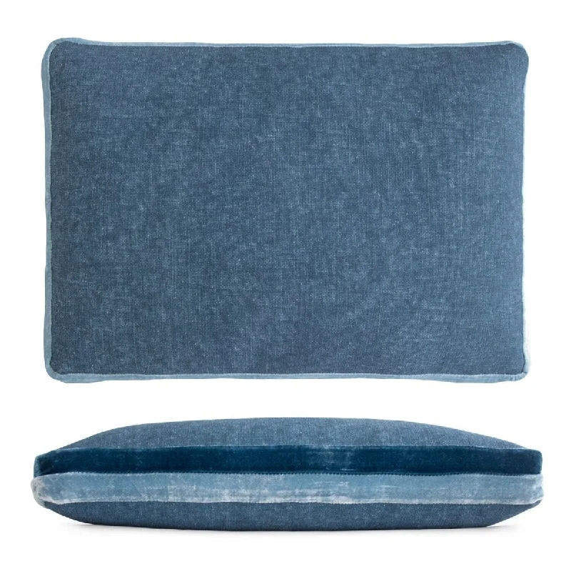 Weekend Offers That Impress Denim Double Tuxedo Pillows by Kevin O'Brien Studio