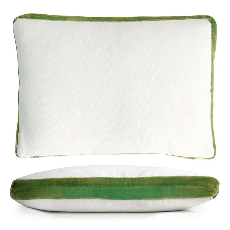 Big Savings On Trendy Styles Grass & White Double Tuxedo Pillows by Kevin O'Brien Studio Big Savings On Trendy Styles Grass & White Double Tuxedo Pillows by Kevin O'Brien Studio