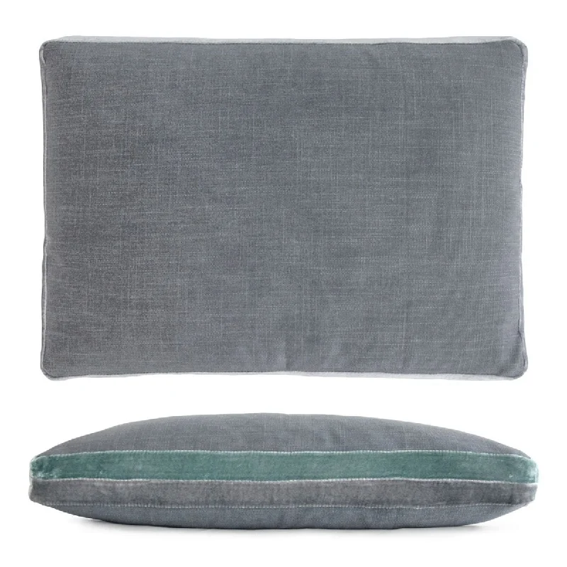 Weekend Savings Spectacle Jade Double Tuxedo Pillows by Kevin O’Brien Studio