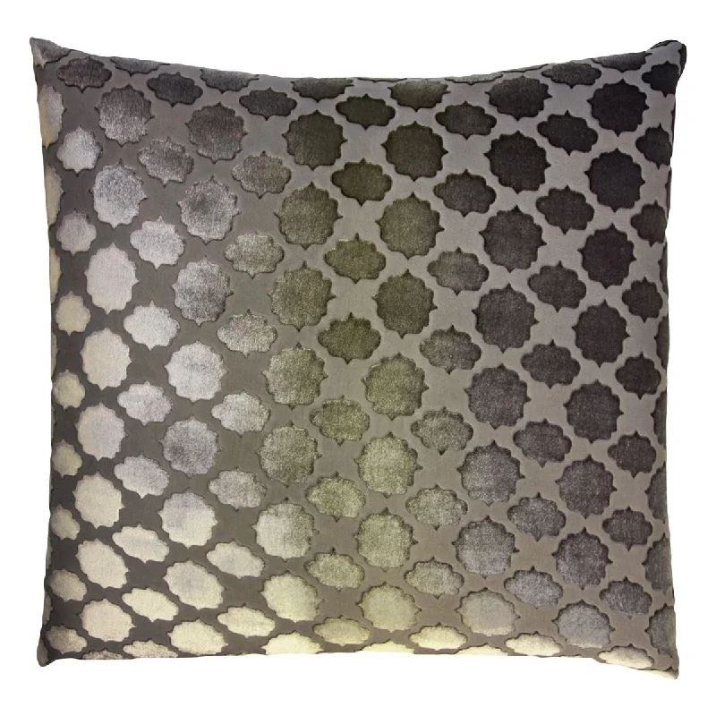 Weekend Discounts You Deserve Oregano Mod Fretwork Velvet Pillow by Kevin O'Brien Studio