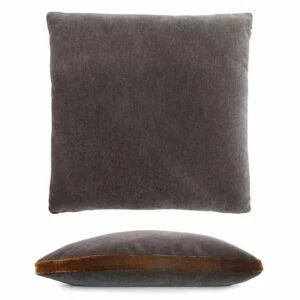 Your Next Fashion Find Is On Sale Grey & Copper Mohair Pillow by Kevin O'Brien Studio Your Next Fashion Find Is On Sale Grey & Copper Mohair Pillow by Kevin O'Brien Studio