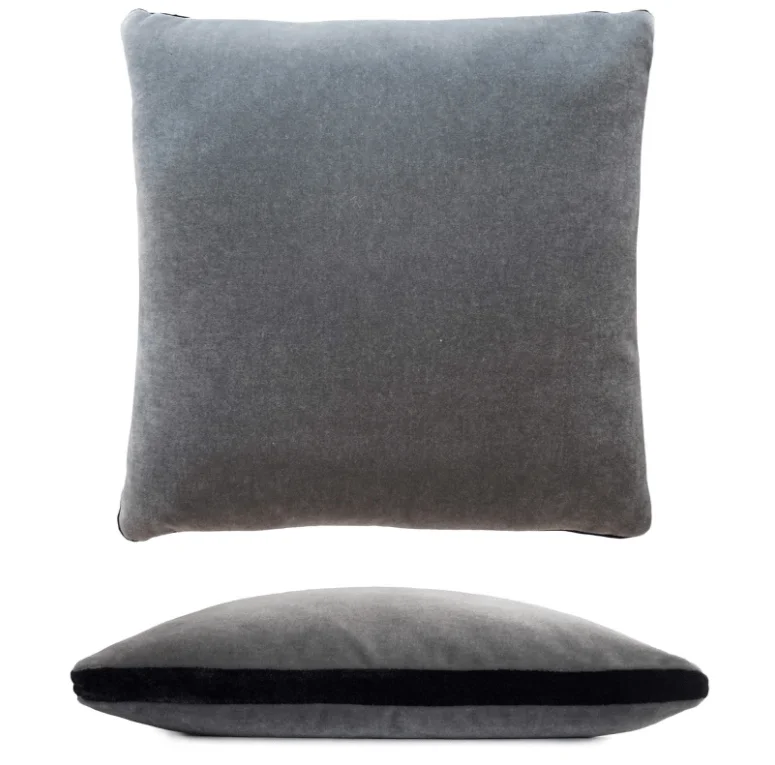 The Sale Everyone's Talking About Silver & Black Mohair Pillow by Kevin O’Brien Studio The Sale Everyone's Talking About Silver & Black Mohair Pillow by Kevin O’Brien Studio