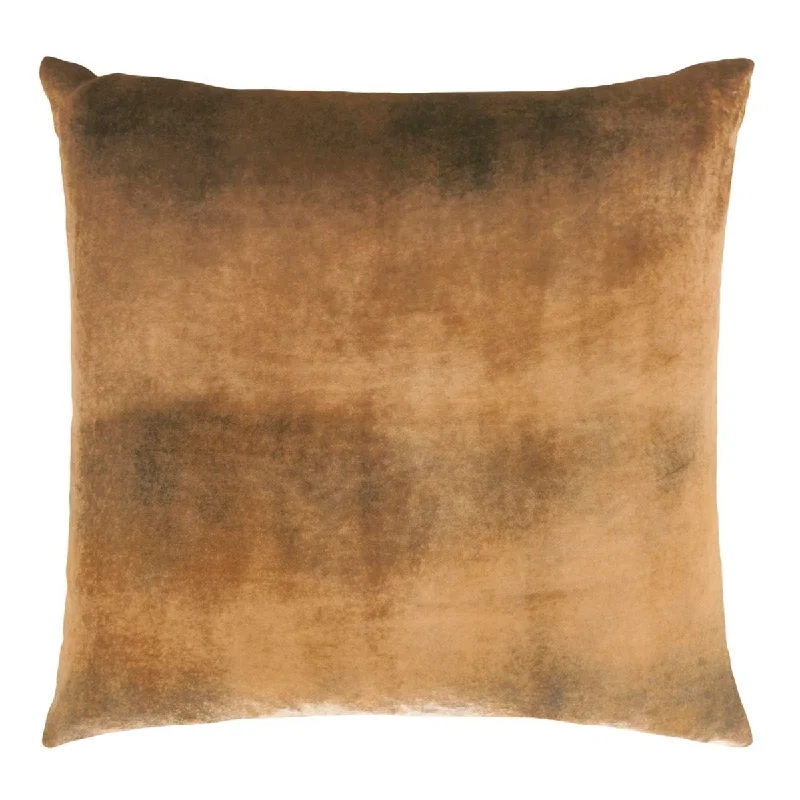 Get More, Spend Less Today Copper Ivy Ombre Velvet Pillow by Kevin O'Brien Studio