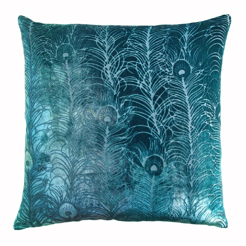 Clearance Event Pacific Peacock Feather Throw Pillow