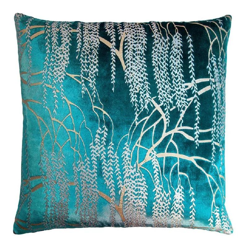 Exclusive Access Pacific Willow Metallic Decorative Pillow