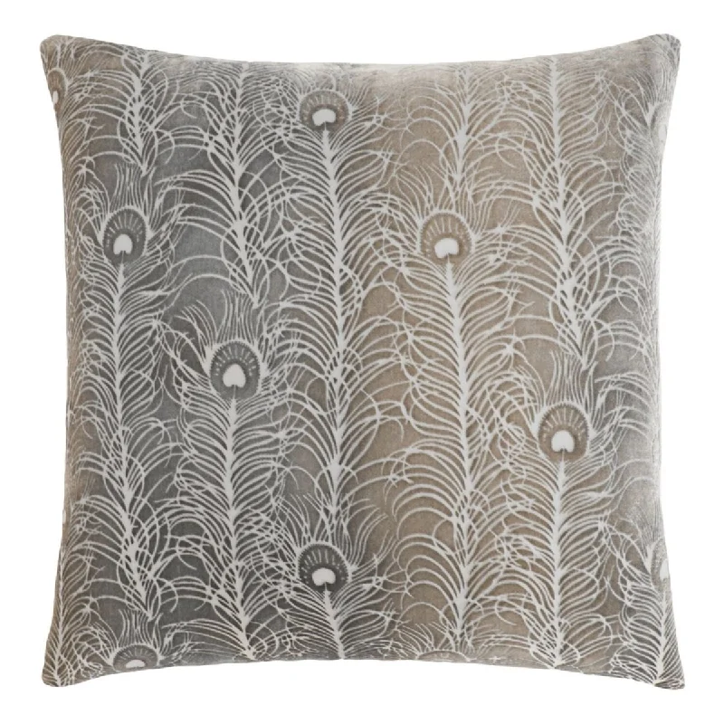 Bargain Alert Coyote Peacock Feather Pillow by Kevin O'Brien Studio