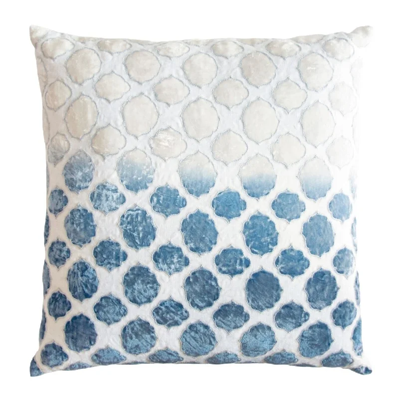 Your Next Fashion Find Is On Sale Azul Tile Velvet Appliqué Pillow by Kevin O'Brien Studio Your Next Fashion Find Is On Sale Azul Tile Velvet Appliqué Pillow by Kevin O'Brien Studio
