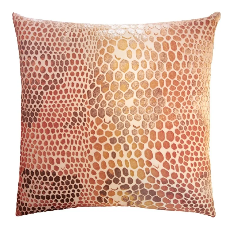 Buy Now Sunstone Snakeskin Velvet Pillow by Kevin O'Brien Studio