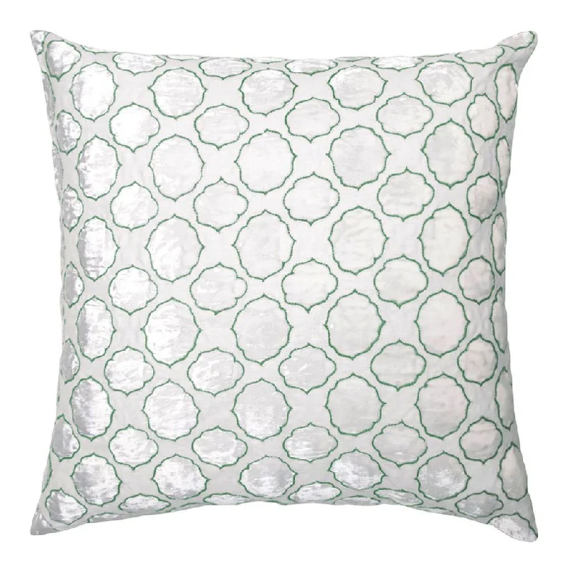 Weekend Discounts to Enjoy Grass Tile Velvet Appliqué Pillow by Kevin O'Brien Studio Weekend Discounts to Enjoy Grass Tile Velvet Appliqué Pillow by Kevin O'Brien Studio